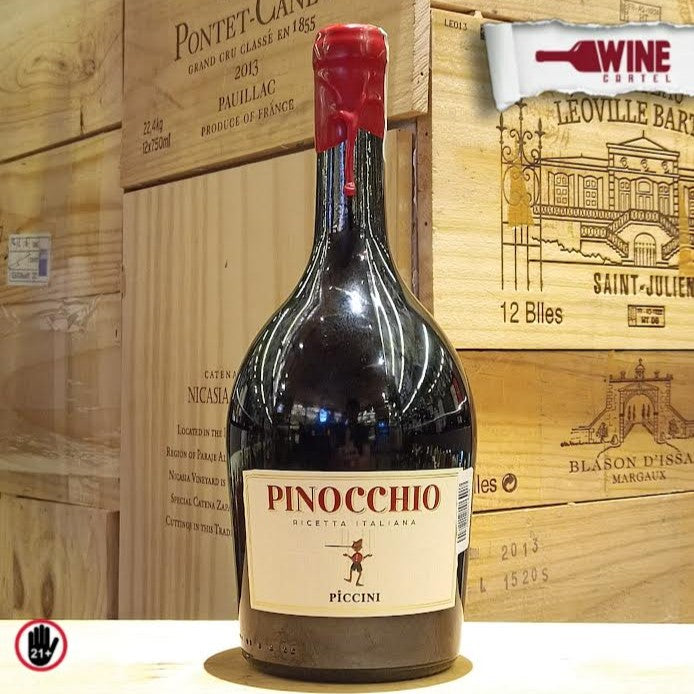 RED WINE Pinocchio Piccini Rosso Ricetta Italiana Tenute 750mL ITALY