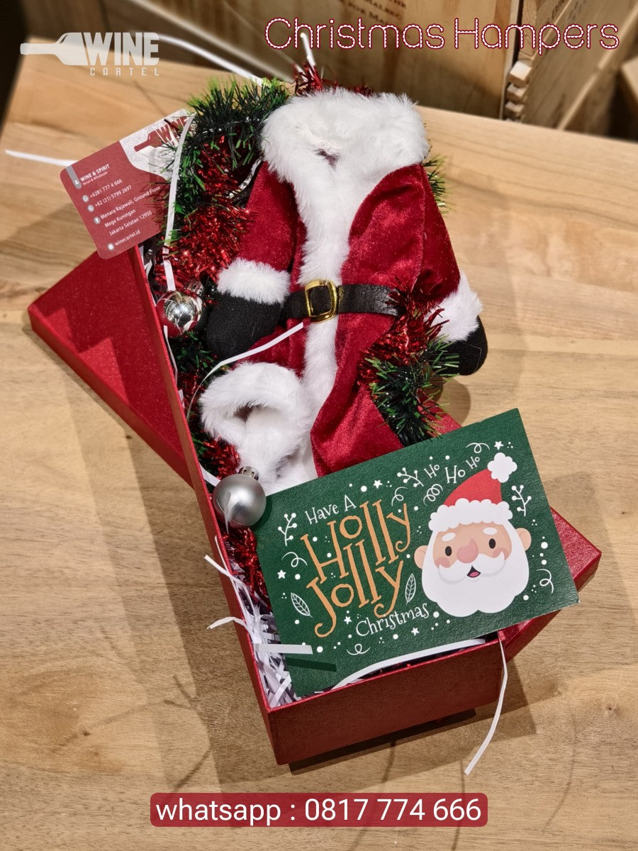 Kotak BOX SET Hamper Kado Hadiah Wine Bottle Whisky Wine Spirits HAMPERS Box SET Cover Kotak Paket Botol Vodka Gin Tequila Chirstmas Natal