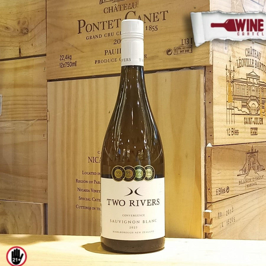 WHITE WINE Two Rivers Convergence Sauvignon Blanc 750ml NEW ZEALAND