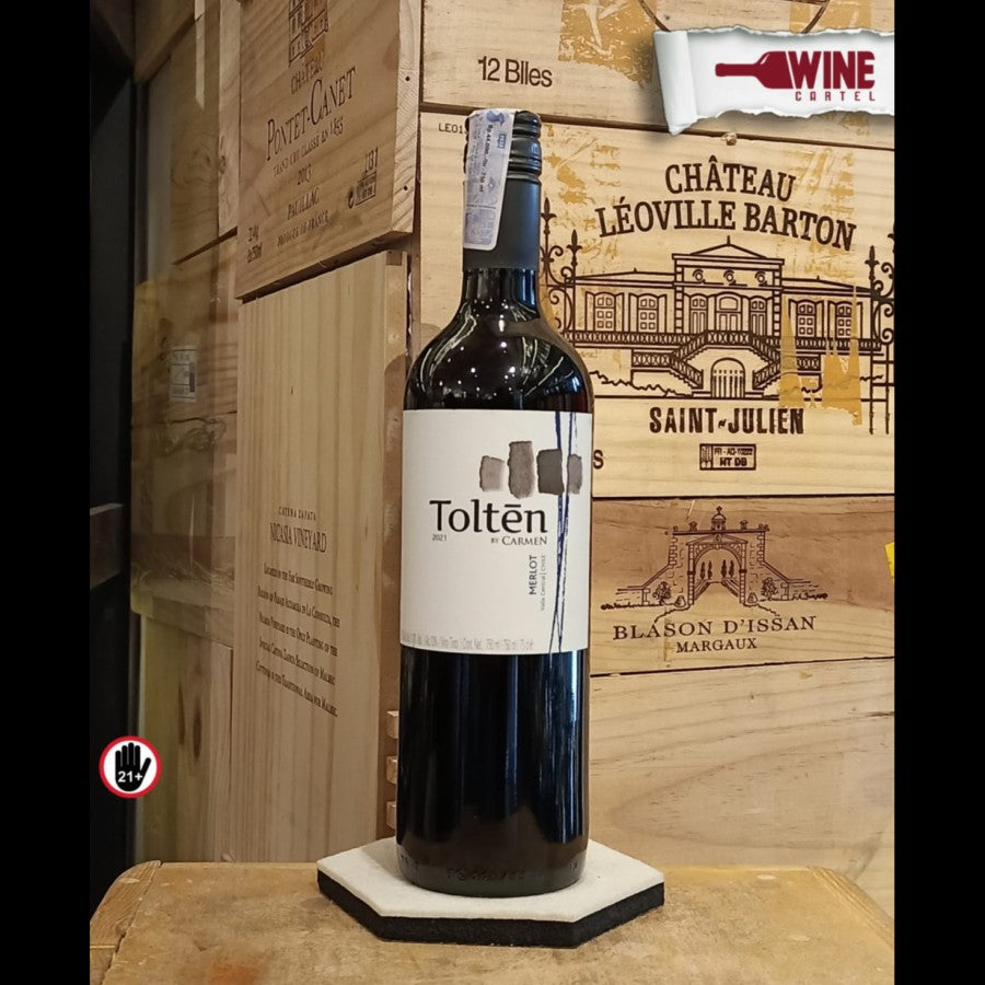 RED WINE Carmen Tolten Merlot 750mL CHILE