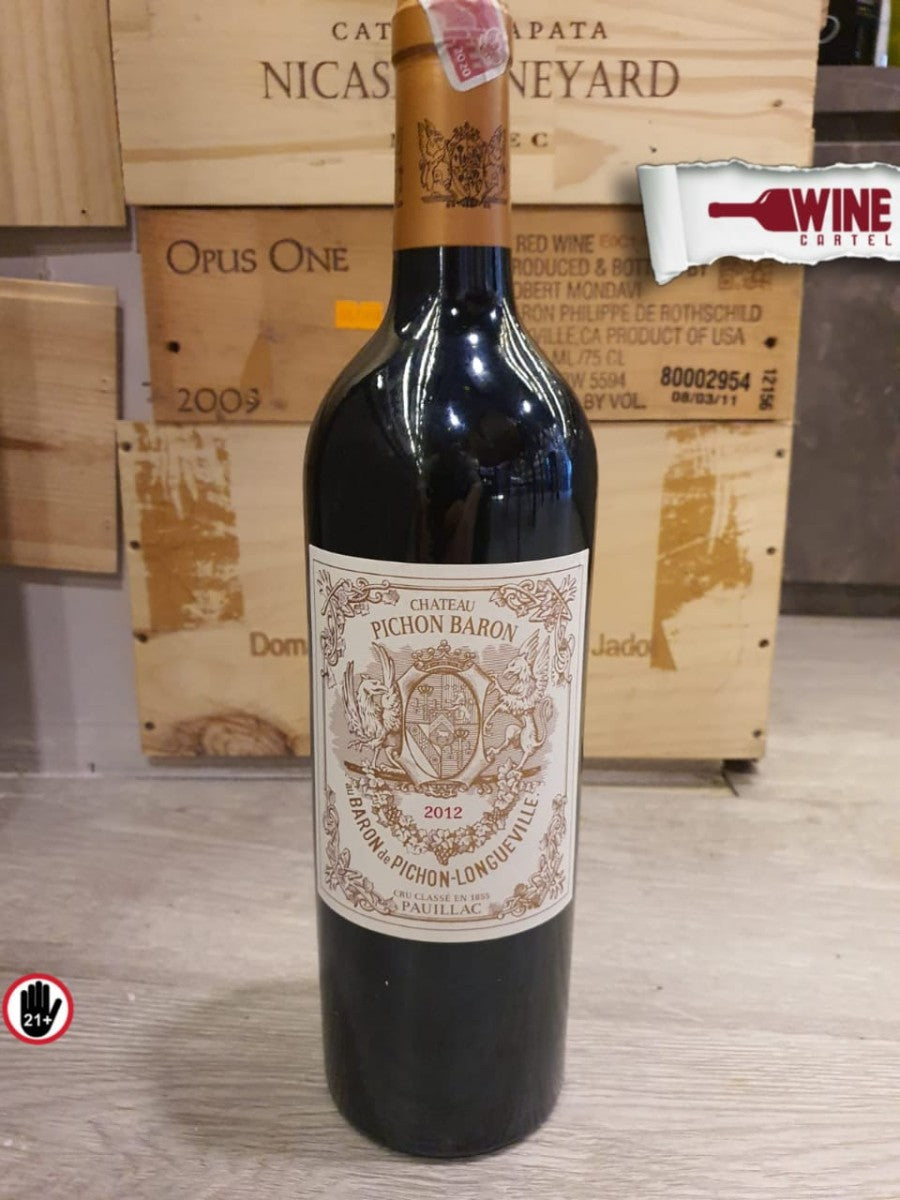 RED WINE Chateau Pichon Baron Pauillac (Grand Cru Classe) 2012 FRANCE