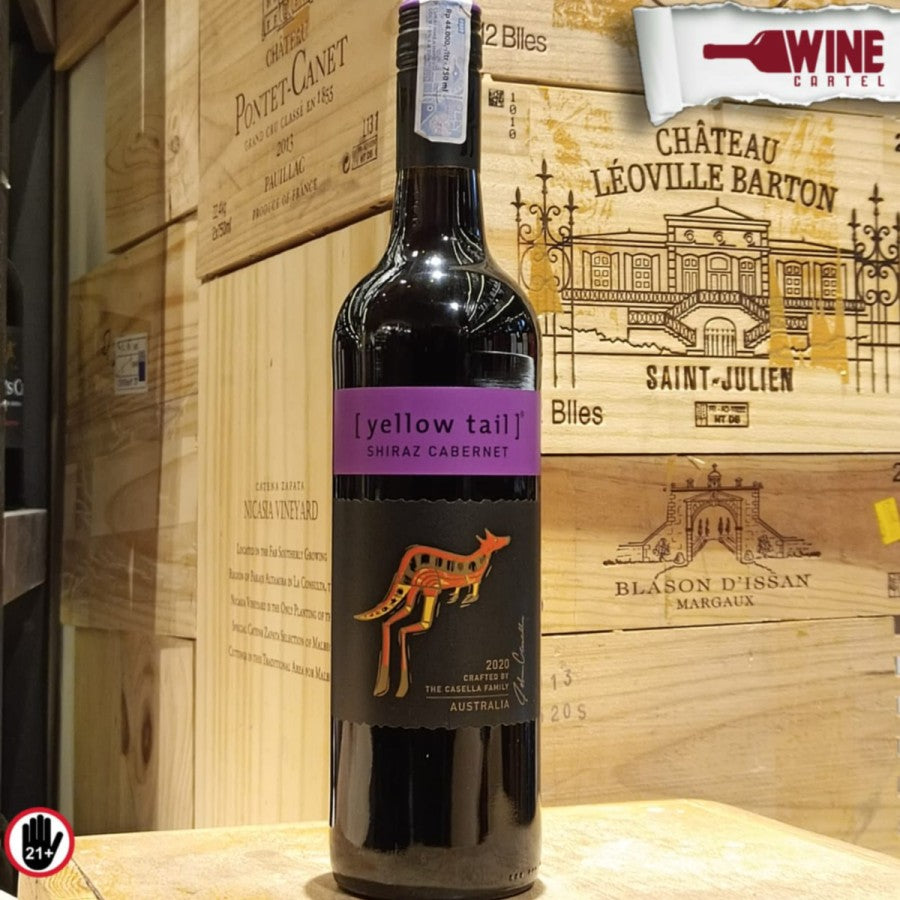 RED WINE Yellow Tail Shiraz Cabernet 750mL AUSTRALIA