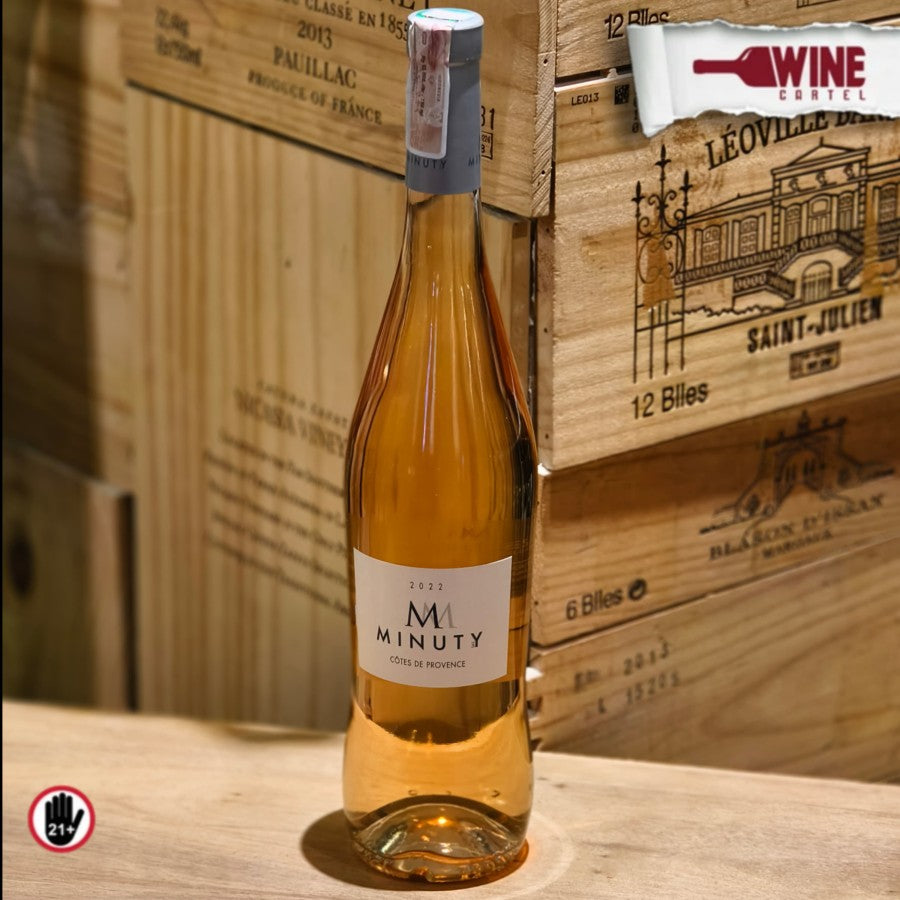 ROSE WINE - MINUTY M Provence 750ml Rose Wine FRANCE