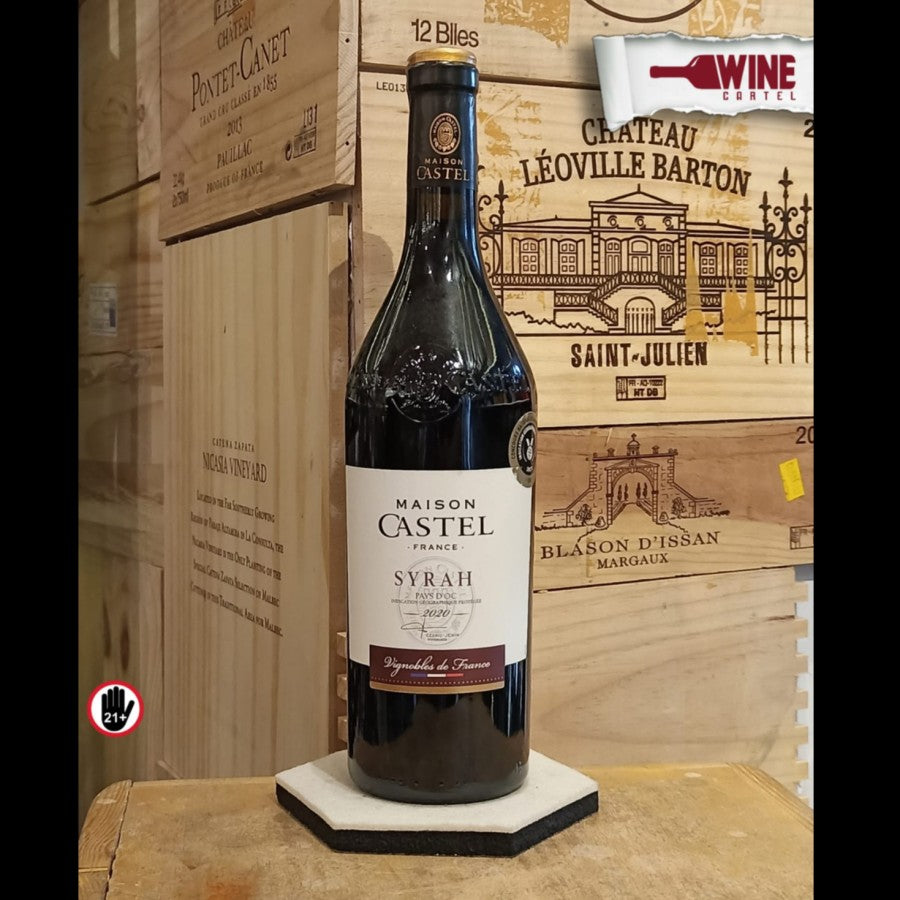 RED WINE Maison Castel Syrah 750mL FRANCE