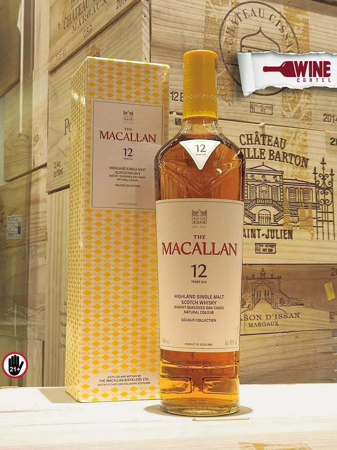 WHISKY The Macallan COLOUR COLLECTION 12 YO Sherry Seasoned 700mL SCOTLAND