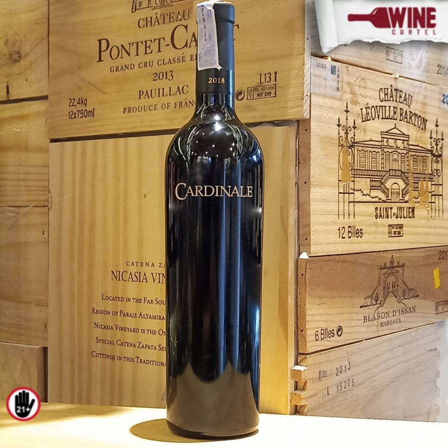 RED WINE Cardinale Cabernet Sauvignon 2018 750mL USA