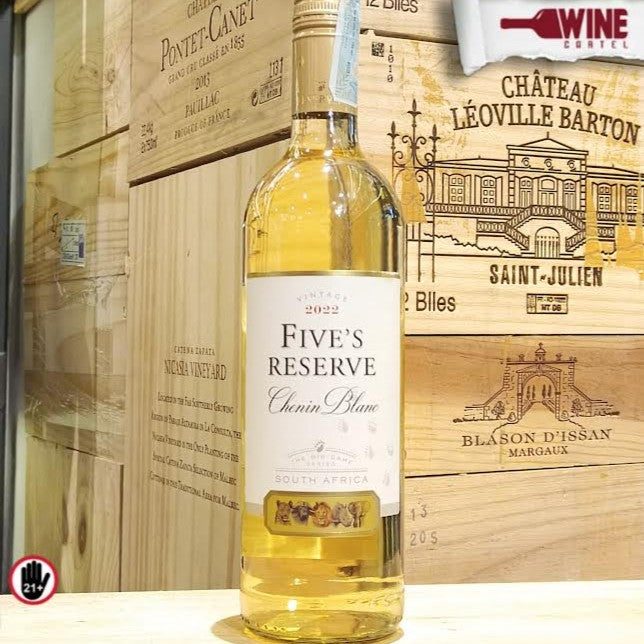 WHITE WINE Five's Reserve Chenin Blanc 750mL SOUTH AFRICA