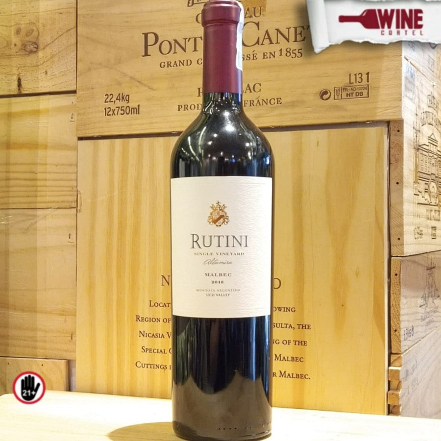 RED WINE Rutini Gualtallary Single Vineyard Malbec 750mL ARGENTINA