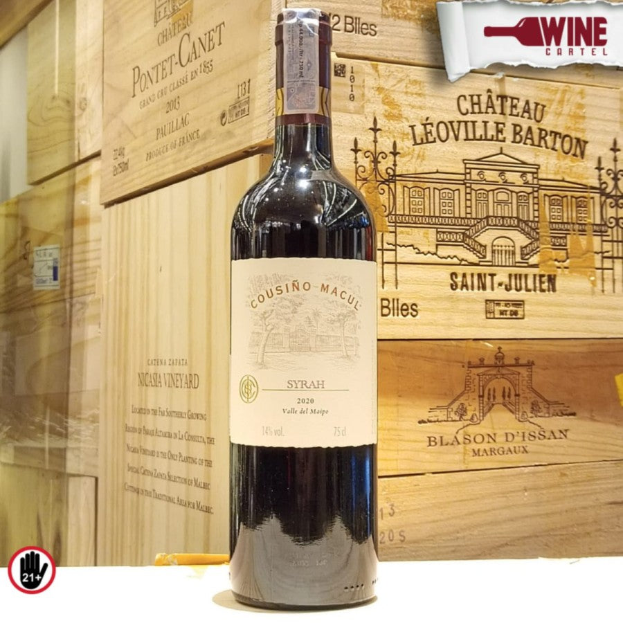 RED WINE Vina Cousino Macul Syrah 750ml CHILE