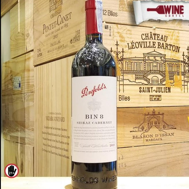 RED WINE Penfolds Bin 8 Shiraz Cabernet 750 ml AUSTRALIA