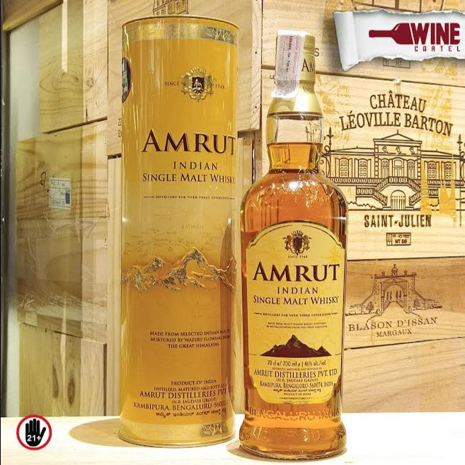 WHISKY Amrut Indian Single Malt Whiskey India 700mL Limited Edition INDIA