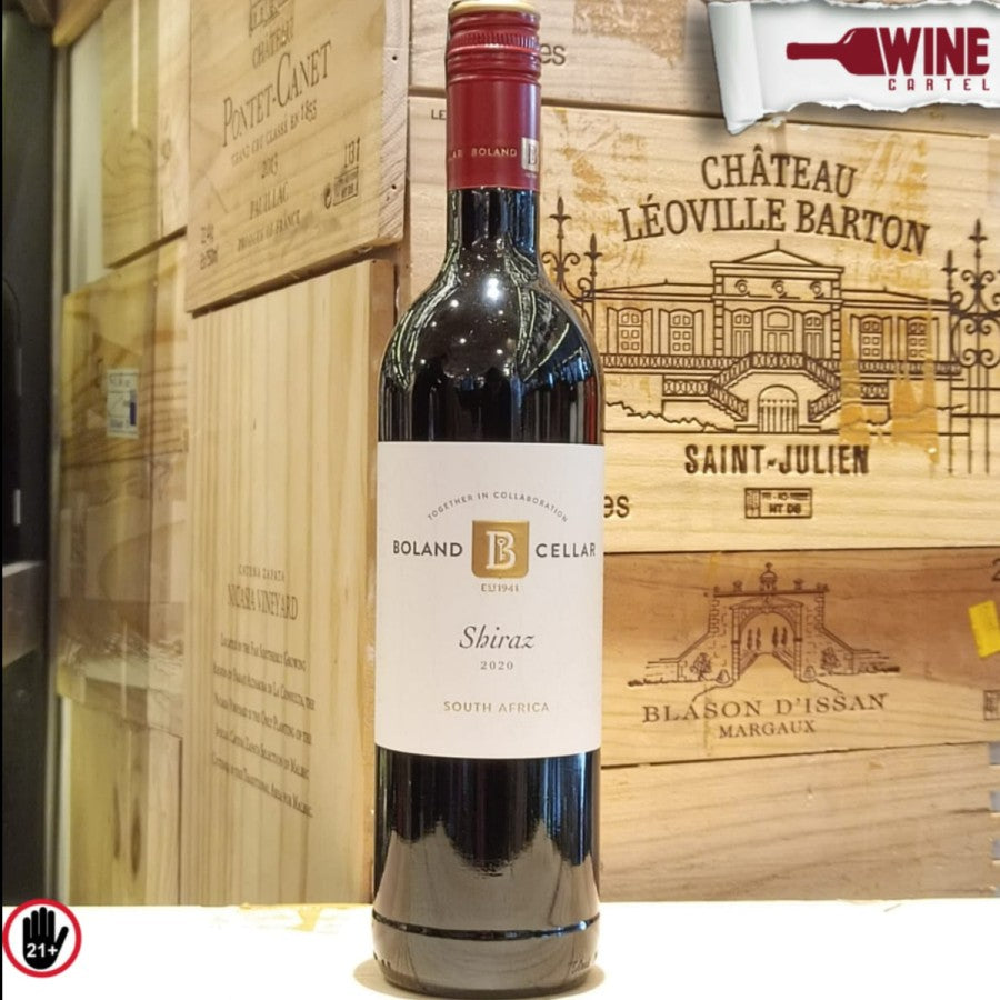 RED WINE Boland Cellar Shiraz 750mL SOUTH AFRICA