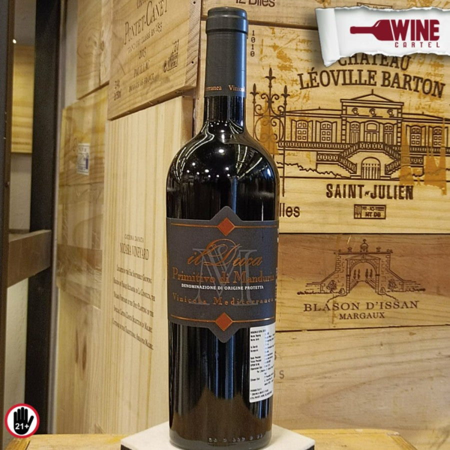 RED WINE Il Duca Primitivo di Manduria Vinicola Mediterranea 750mL ITALY