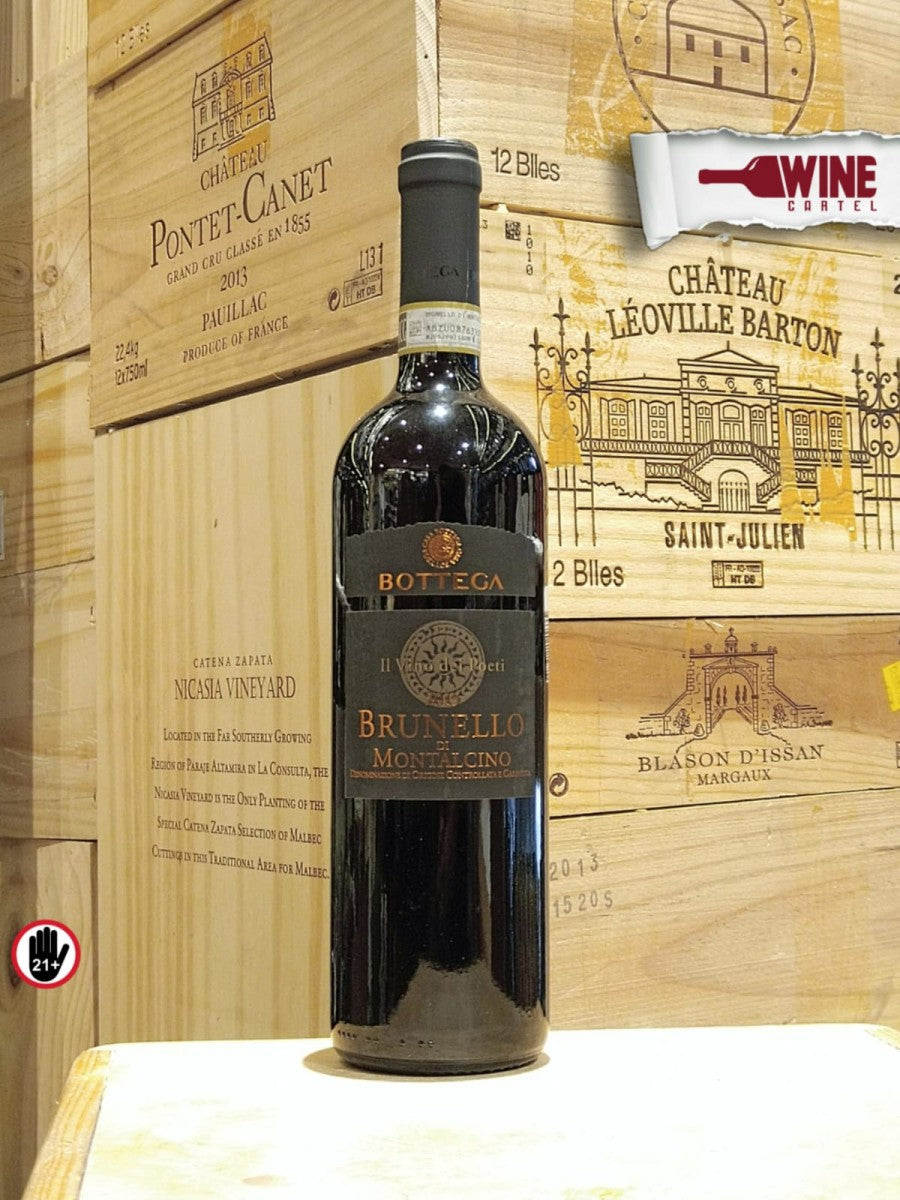 RED WINE Bottega ll Vino Dei Brunello Di Montalcino DOCG 750mL ITALY