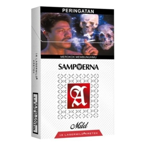 ROKOK Sampoerna Mild Merah Isi 16 Batang / Roko Sampurna Merah Red INDONESIA