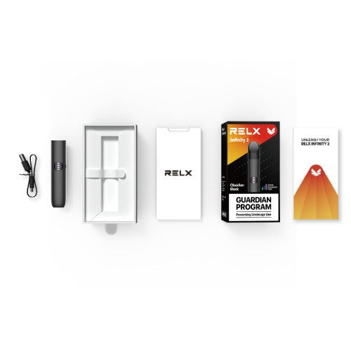 RELX Infinity 2 Device - Obsidian Black Vape Pod Mini Pods