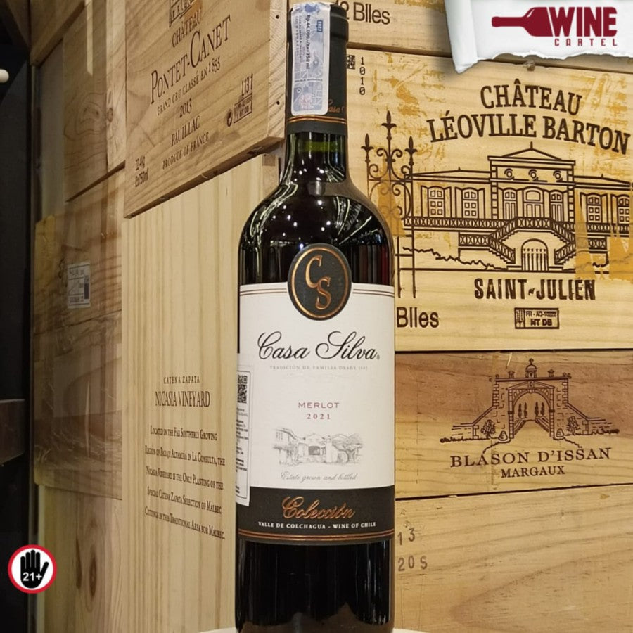 RED WINE Casa Silva Merlot 750mL CHILE