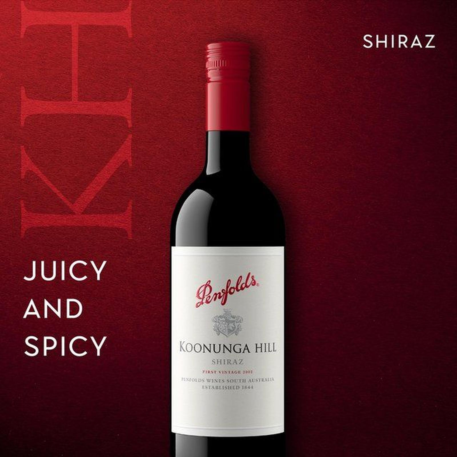 RED WINE Penfolds PENFOLD Koonunga Hill Shiraz 75cl 750mL AUSTRALIA