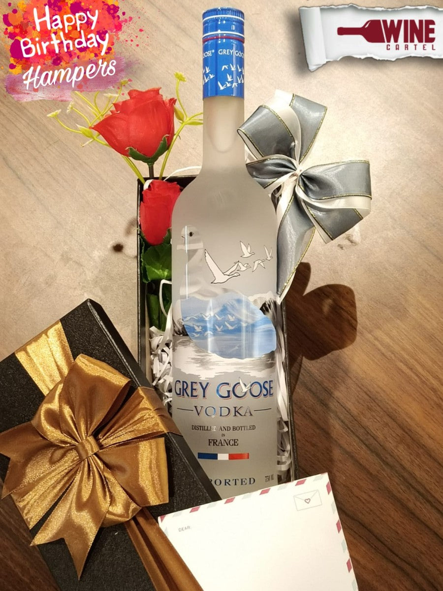 Birthday Hampers Birthday Gift VODKA Grey Goose Vodka Original 750mL FRANCE