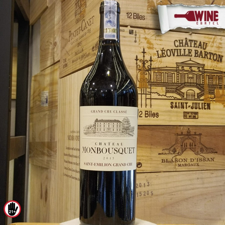 RED WINE Chateau Monbousquet Saint-Émilion Grand Cru 2015 750mL FRANCE