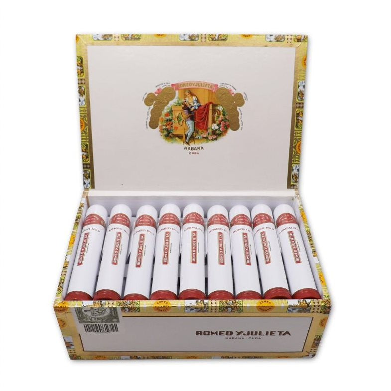 CIGAR CERUTU Romeo y Julieta RYJ No. 3 Tubed Cigar - Box of 25