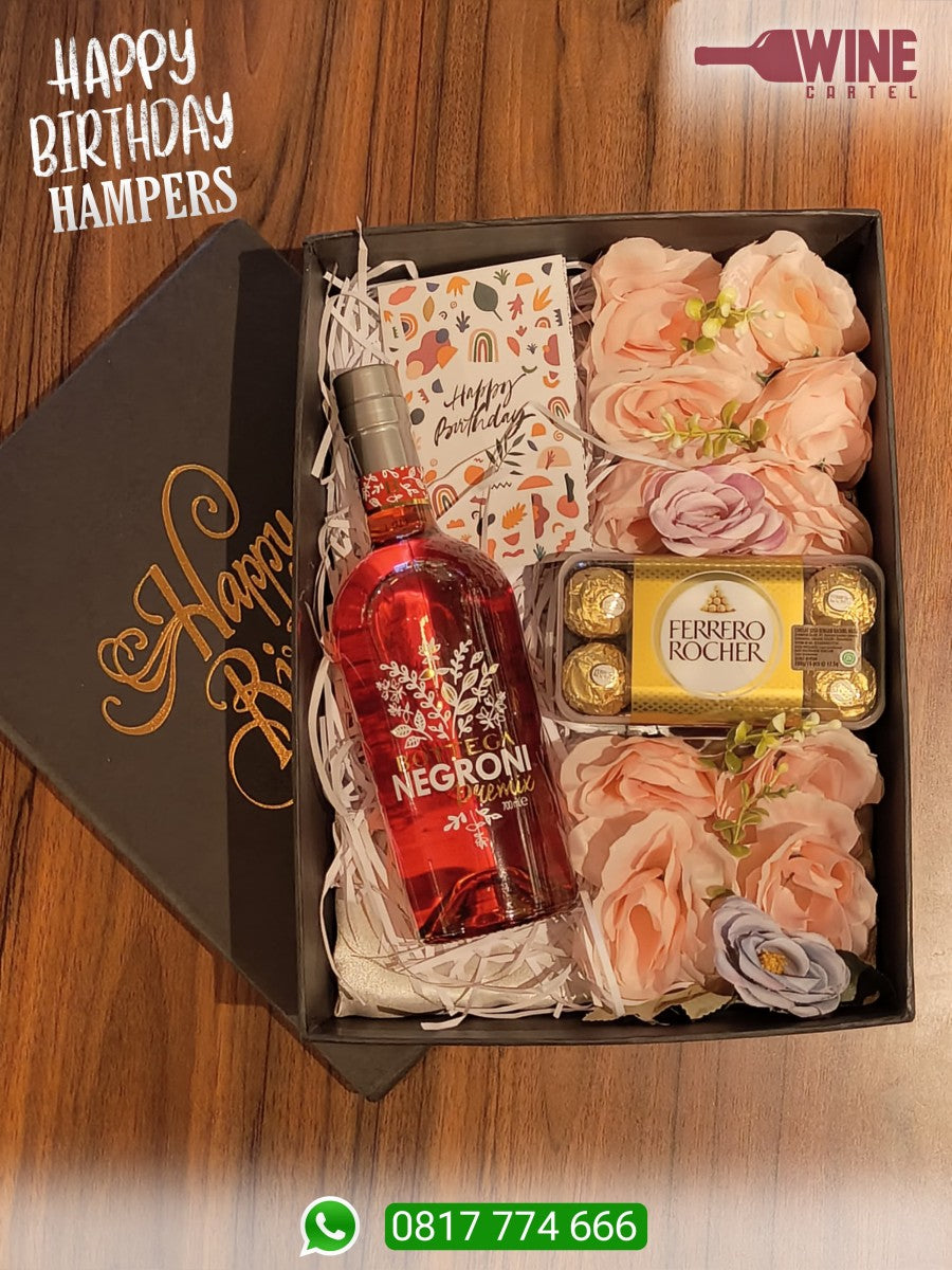 SPECIAL BIRTHDAY HAMPERS LIQUEUR Bottega Negroni Premix 700ml ITALY