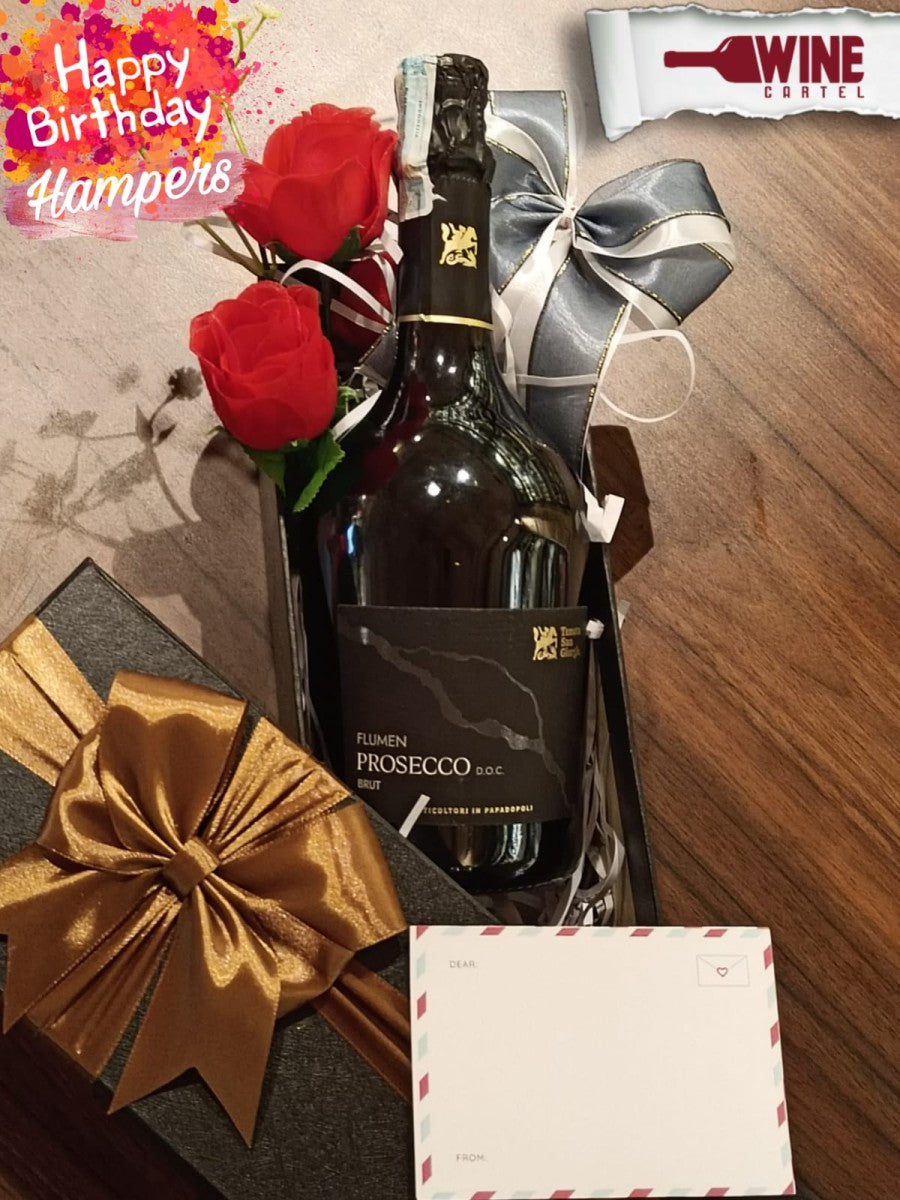 HAMPERS Ulang Tahun Tenuta San Giorgio Flumen Prosecco Dry Italy GIFT ITALI
