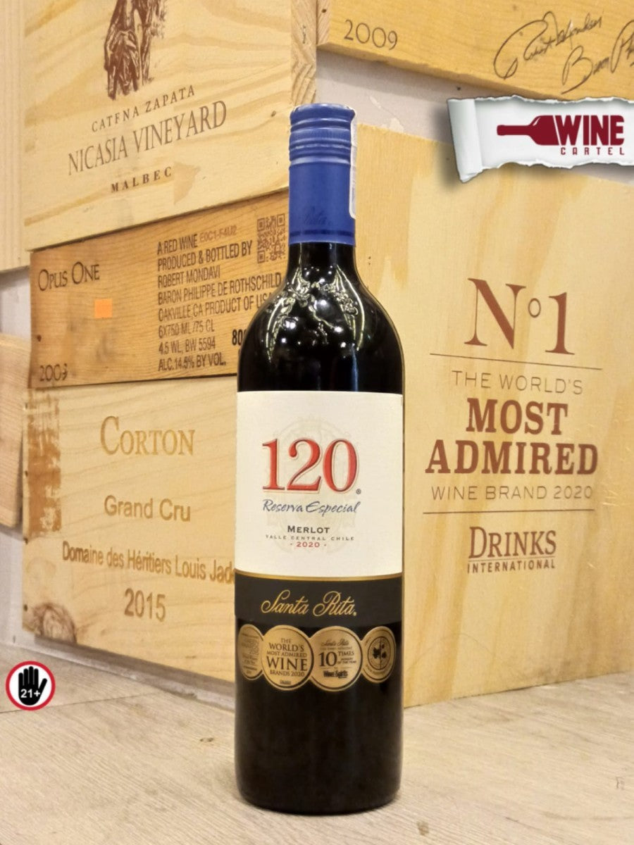 Santa Rita 120 Reserva Especial Cabernet Sauvignon/ Merlot/ Carmenere CHILE