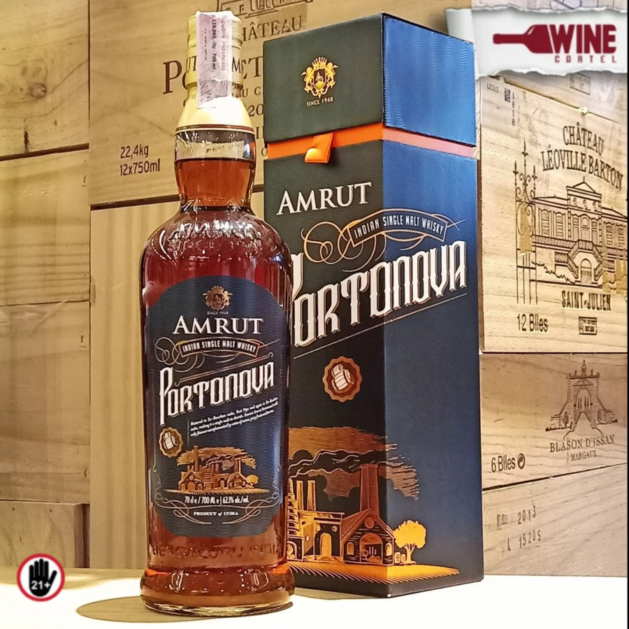 WHISKY AMRUT PORTONOVA SINGLE MALT INDIAN WHISKEY 700mL INDIAN