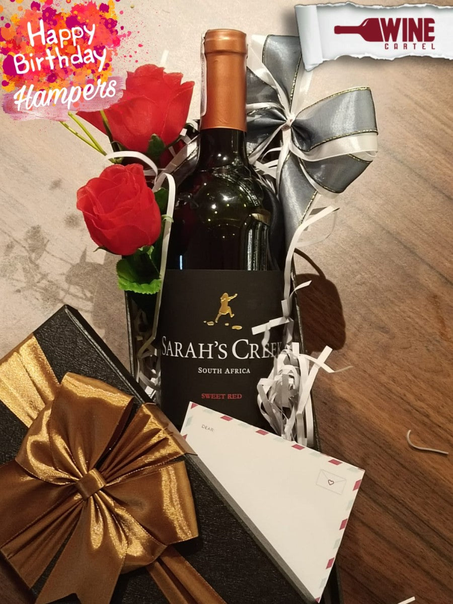 HAMPERS GIFT BIRTHDAY Sarah Creek Sweet Red Black Label South Africa AFRICA