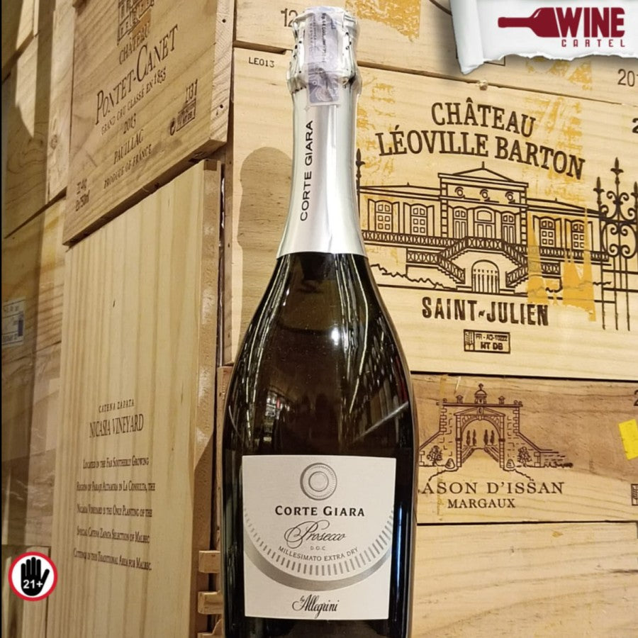 SPARKLING WINE Corte Giara Prosecco Millesimato Dry Italy 750mL ITALY