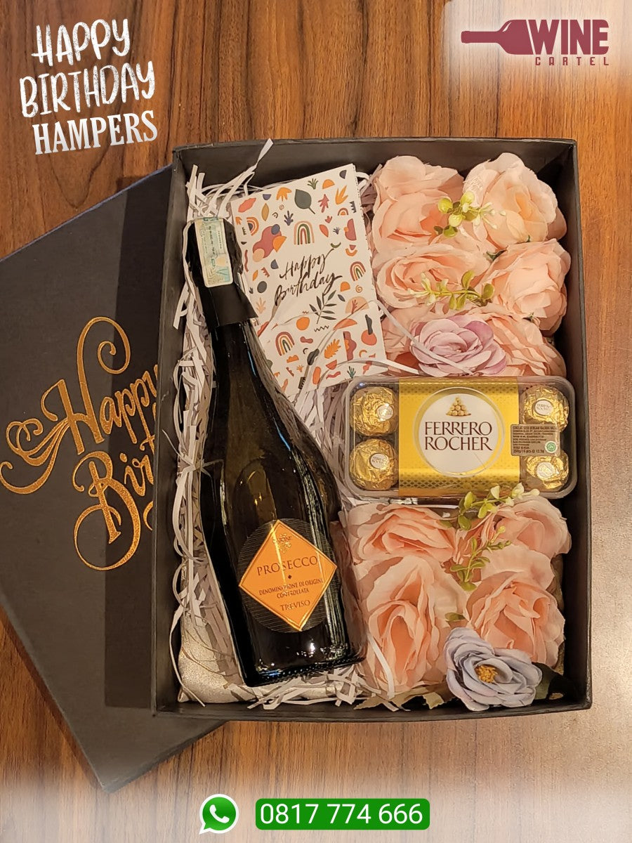 SPECIAL BIRTHDAY HAMPERS SPARKLING WINE Beni Di Batasiolo 7 Cascine Prosecco 750mL ITALY