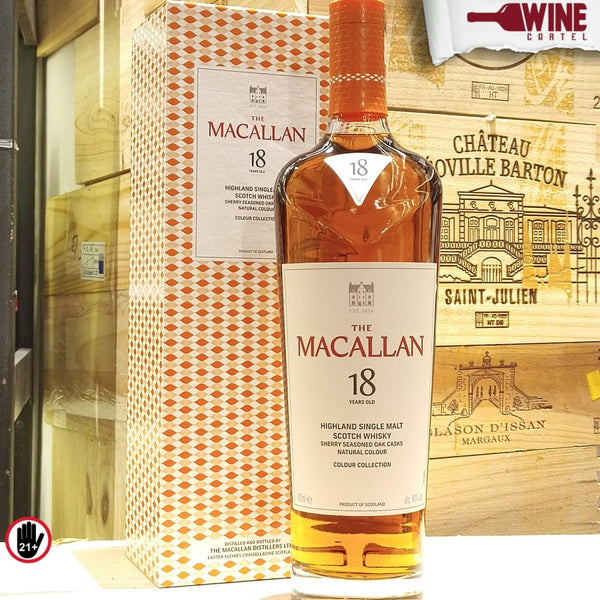 WHISKY Macallan 18 Colour Collection Single Malt Sherry Seasoned 700mL
