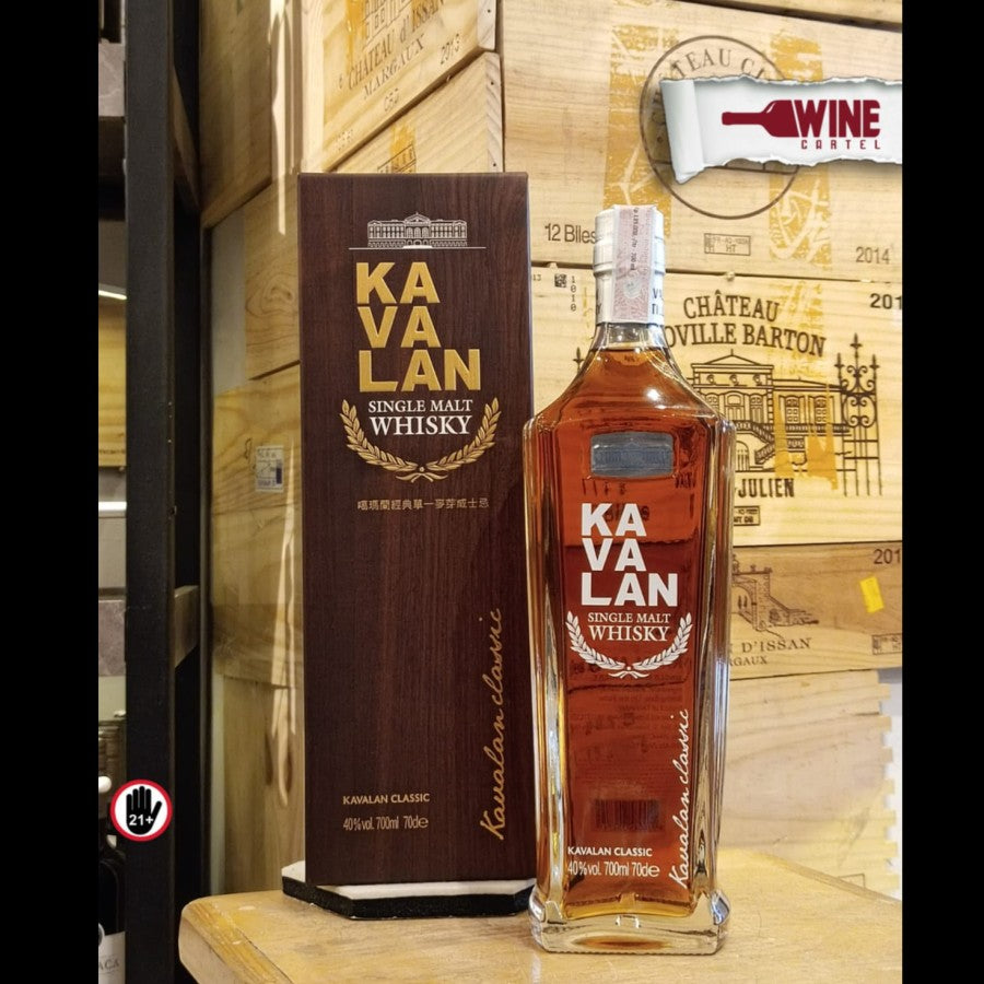 WHISKY KAVALAN CLASSIC - SINGLE MALT WHISKY 700mL