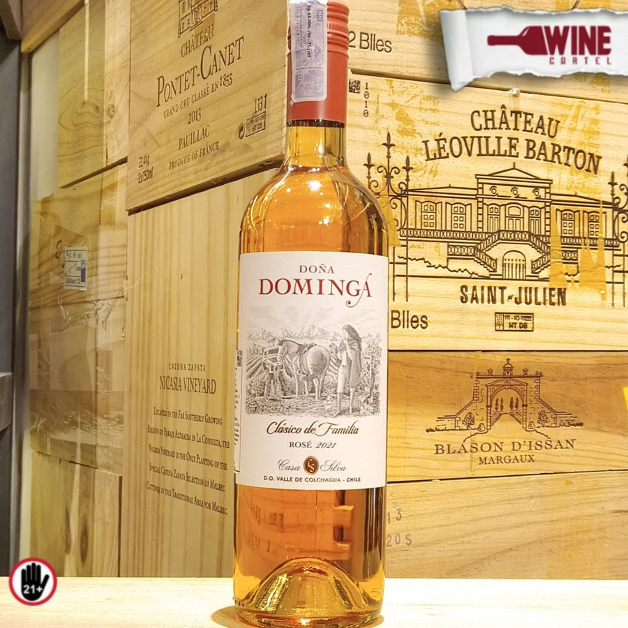ROSE WINE Dona Dominga Clasico De Familia Rose 750mL CHILEAN WINE CHILE