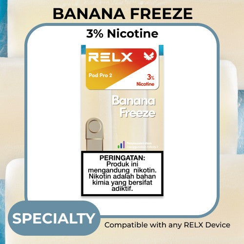 RELX Pod Pro 2 - Banana Freeze (Isi 1 Pod) OFFICIAL