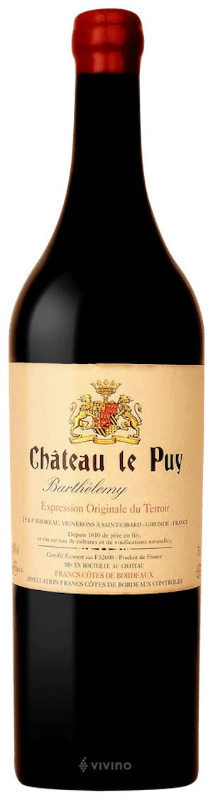 Red Wine Chateau Le Puy Barthelemy - 750ml - FRANCE