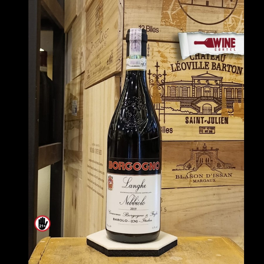 RED WINE Borgogno Langhe Nebbiolo 750mL ITALY