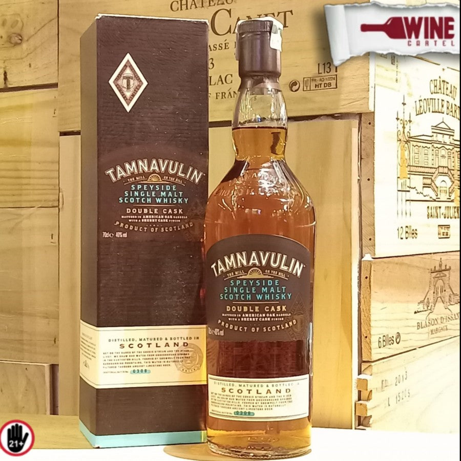 WHISKY Tamnavulin Speyside Single Malt Double Cask Scotch Whisky 750mL UK