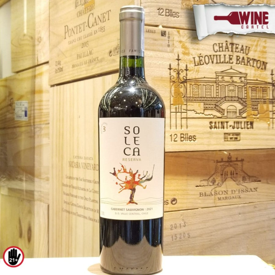 RED WINE Soleca Reserva Cabernet Sauvignon 750mL CHILE
