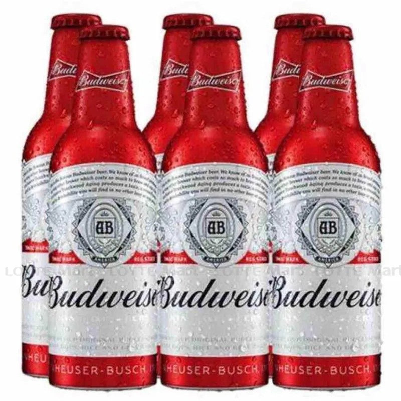 BIR BEER BUDWEISER Alumunium Bottle Beer 355mL x6 Bottle US