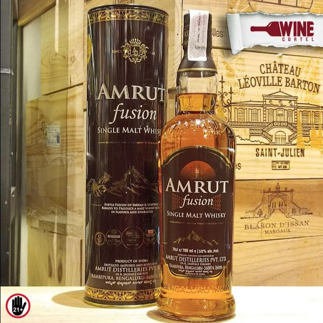 WHISKY Amrut Fushion Single Malt Indian Whiskey India Limited 700mL INDIA