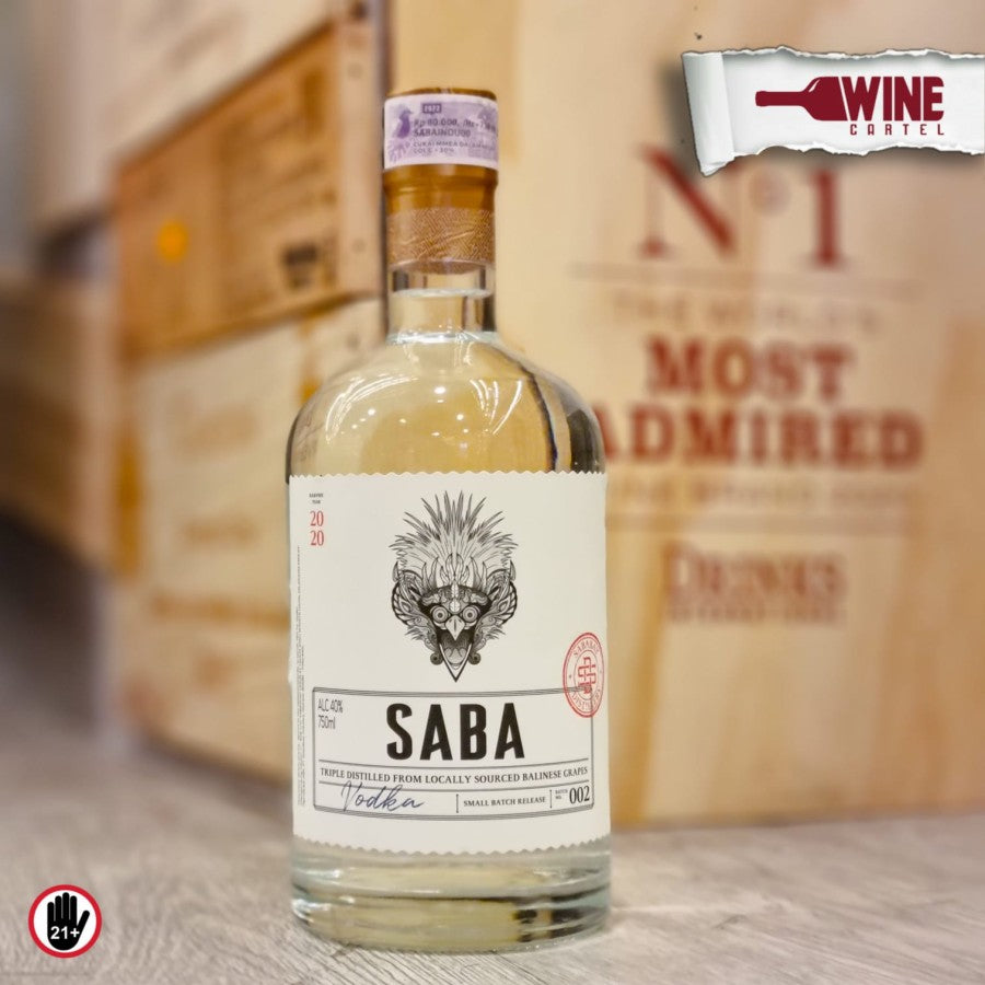 VODKA Sababay SABA VODKA Triple Distilled Balinese Grapes 750mL INDONESIA
