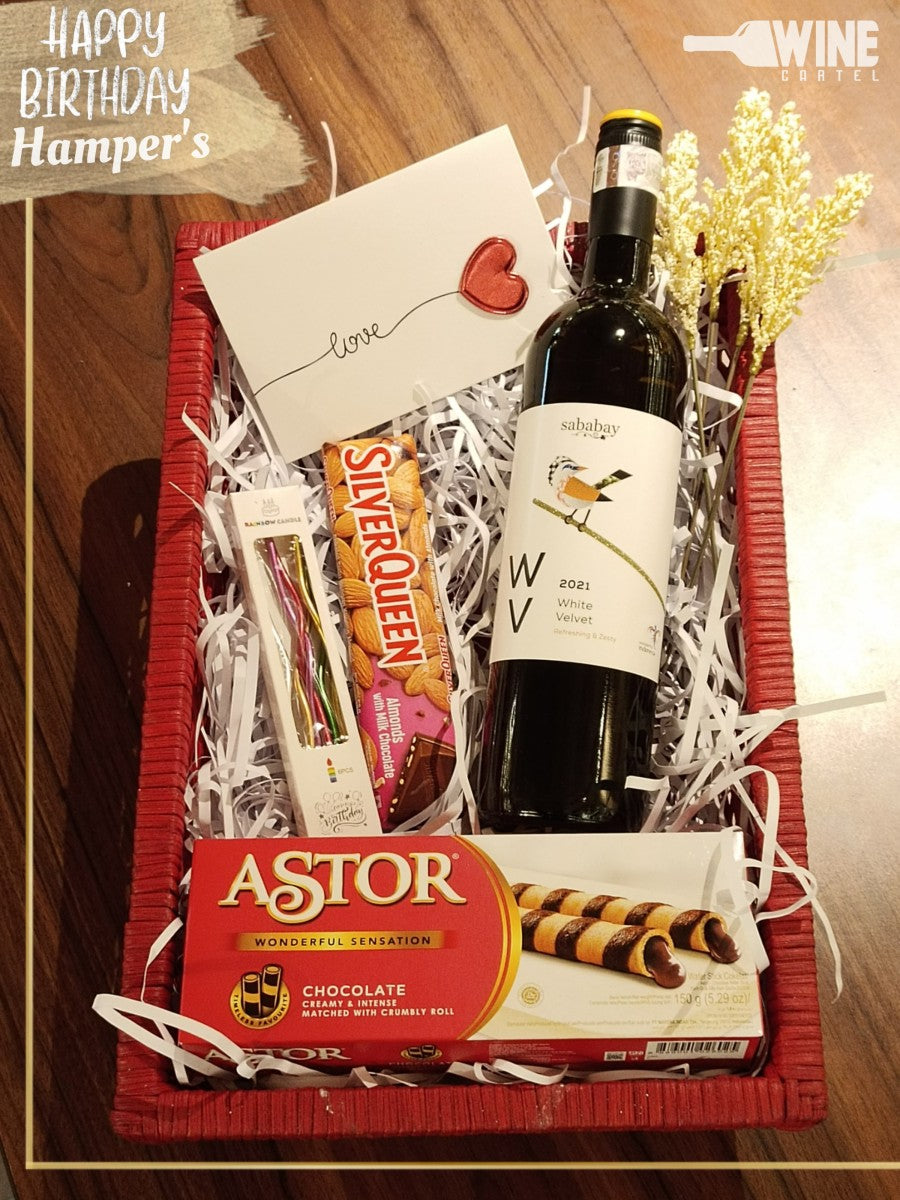 Hampers Gift Pack Birthday Party Ulang Tahun Sababay White Velvet WV INDONESIA