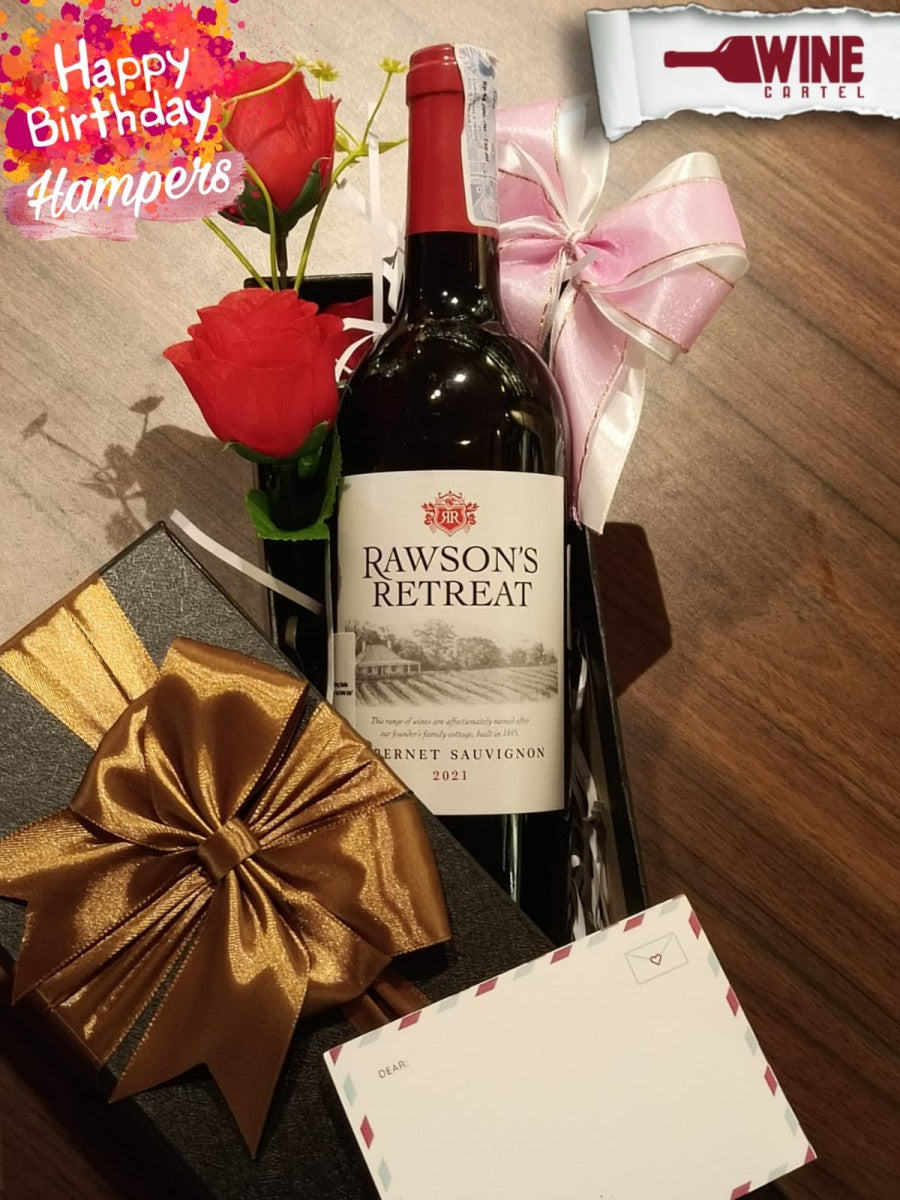 HAMPERS BIRTHDAY GIFT RAWSON'S RETREAT Cabernet Sauvignon Red Wine AUSTRALIA