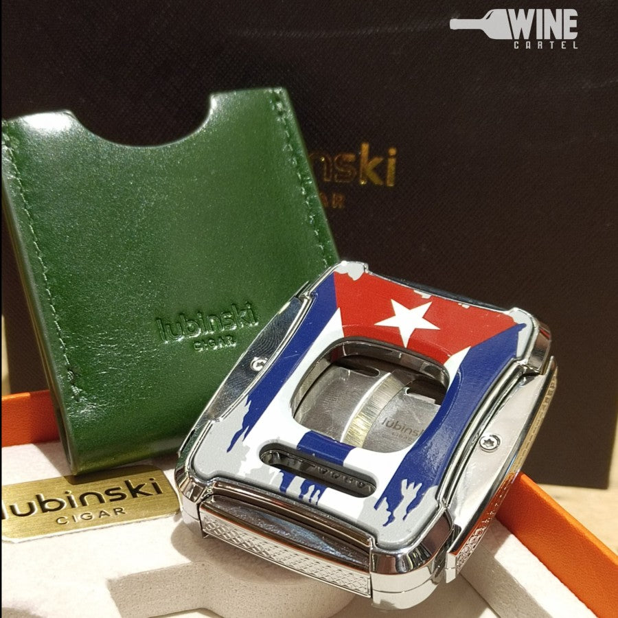Cigar Cutter Pemotong Cerutu Metal Premium Chrome Stainless Gift BOX