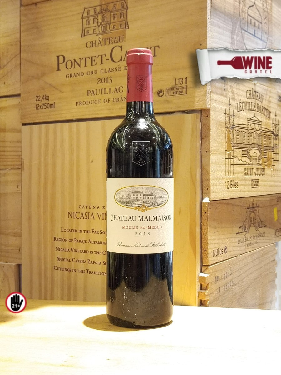 RED WINE Chateau Malmaison 750ml Moulis-en-Medoc FRANCE