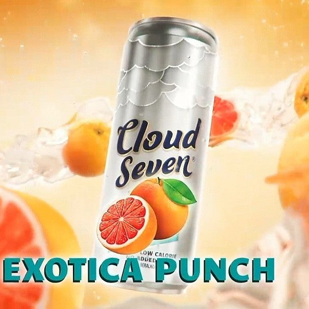 CLOUD SEVEN Sparkling Rum Exotica Punch 350mL INDONESIA