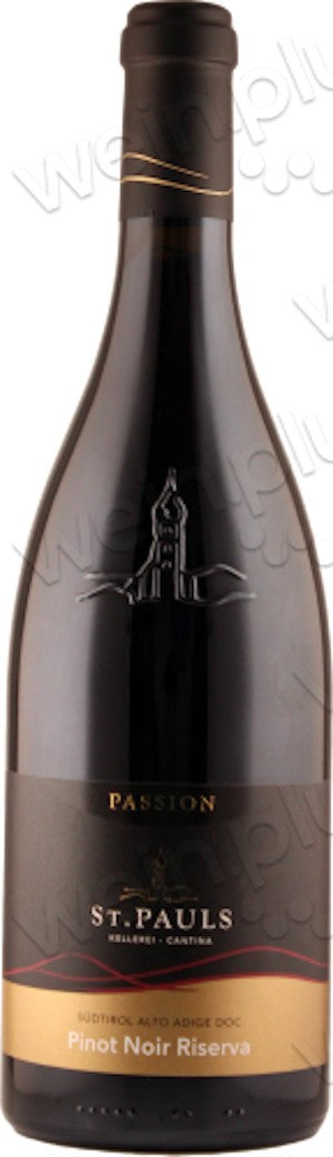 Red Wine ST.Pauls Trentino Alto Adige Passion Pinot Noir Riserva 2015 - 750ml ITALY