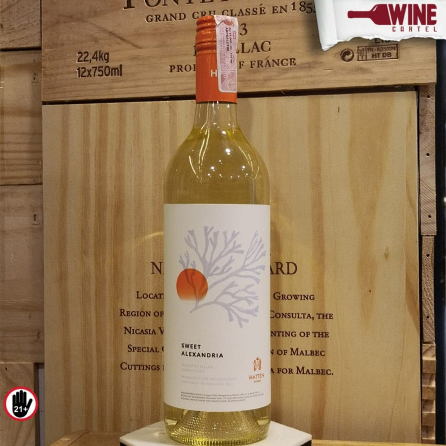 Hatten Sweet Alexandria White Wine 750ml ORIGINAL REGISTERED INDONESIA